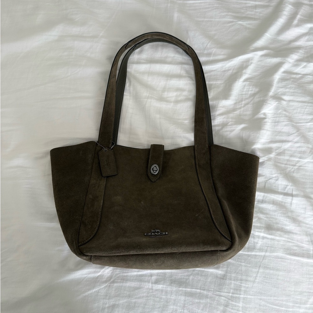Coach Suede Shoulder Bag